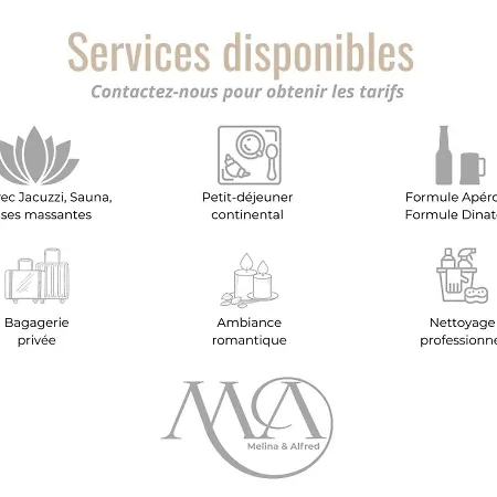 Le Cocon Agenais - Appart'hotel Spa - Clim - Melina & Alfred Daire Agen